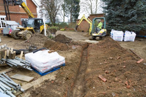 Drainage Ditch Digging in Greenwood