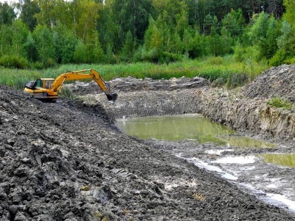 Fish Pond Digging in Greenwood