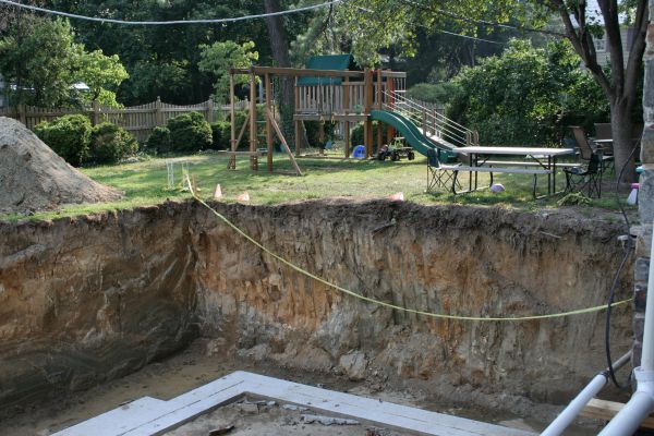 Footer Digging in Greenwood
