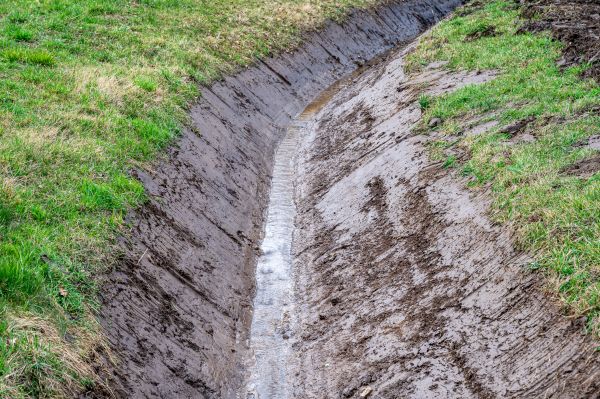Drainage Ditch Construction in Greenwood