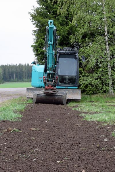 Backhoe Grading in Greenwood