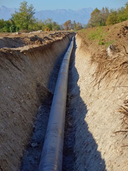 Gas Pipe Trenching in Greenwood