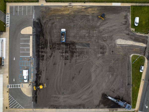 Parking Lot Excavation in Greenwood